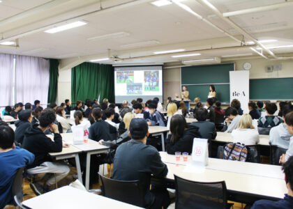 愛知県の至学館大学にて、アスレティックトレーナーを目指す学生に向けて生理セミナーを開催